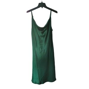 Her Destiny Dress Elegant formal Coctail Dress sphagetti strap Emerald Green